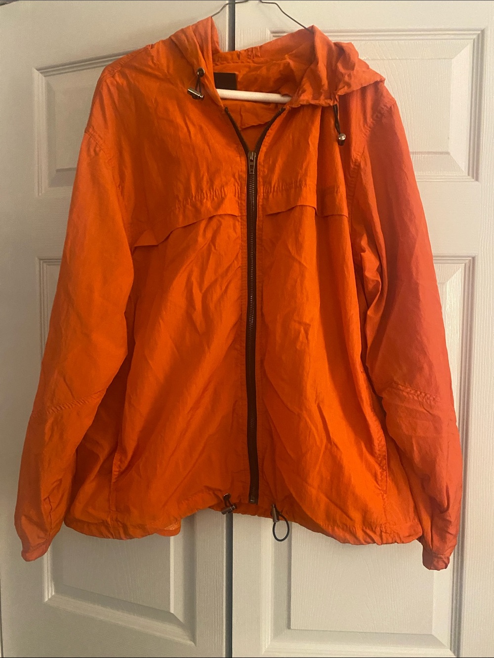 Hooded Windbreaker with Hood